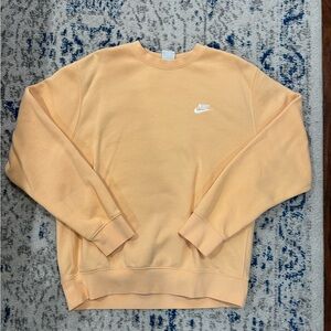 Nike Women’s Light Orange Crewneck Sweater